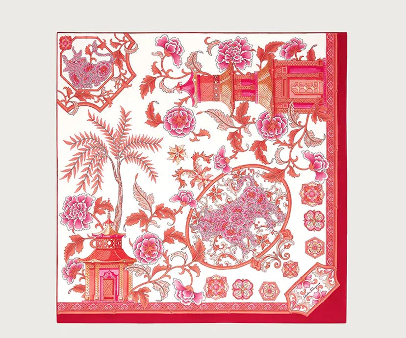 Year Of The Ox Silk Scarf