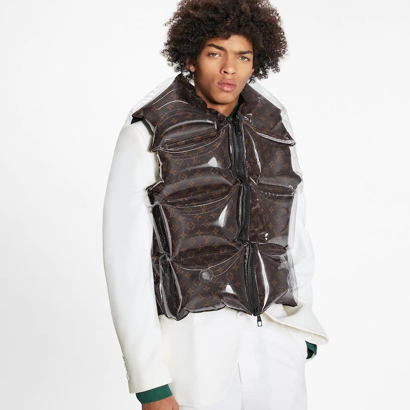 LVSE Padded Monogram Flower Gilet  Men  ReadytoWear  LOUIS VUITTON 