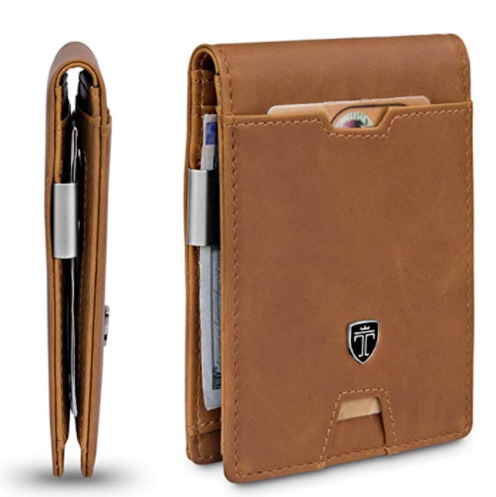 Travando Slim Wallet With Money Clip