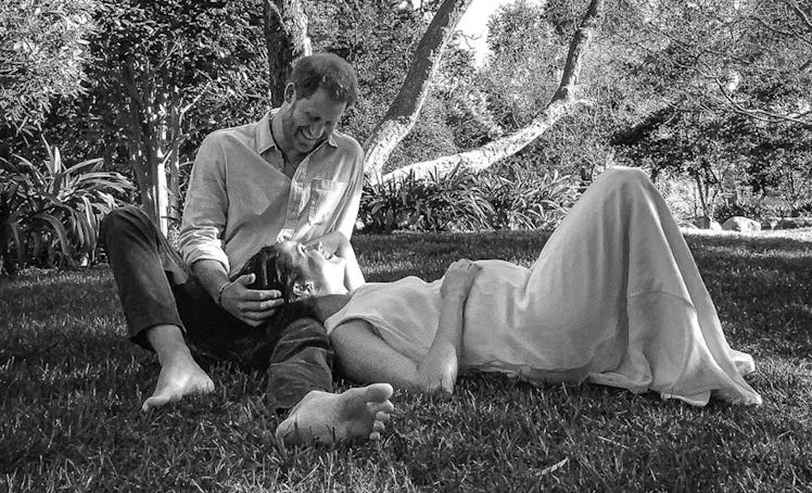 Royal fans are tweeting their excitement about Meghan Markle and Prince Harry having a second baby.