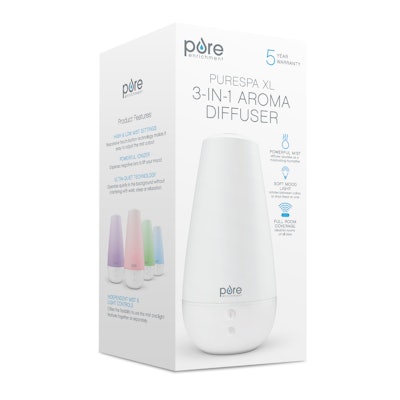 PureSpa XL 3-In-1 Aroma Diffuser, Humidifier & Mood Light