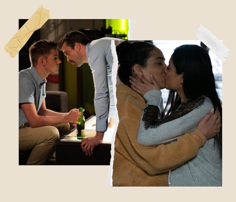 LGBTQ representation in British soap operas.