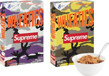 Supreme Wheaties Box