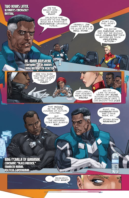 Blue Marvel Black Panther