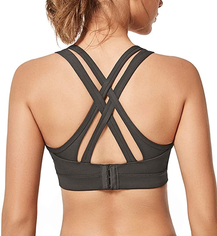 Yvette High-Impact Criss-Cross Sports Bra 