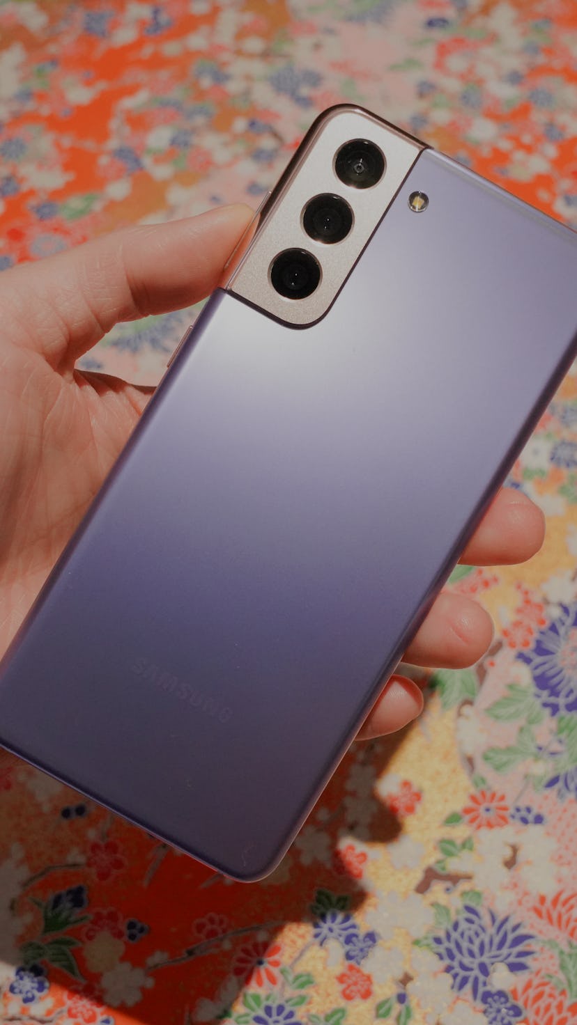 Galaxy S21 review: The plastic design doesn't diminish the phone's value.