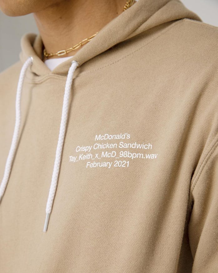 Tay Keith McDonald's Chicken Sandwich Hoodie