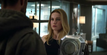 Brie Larson as Captain Marvel in Avengers: Endgame