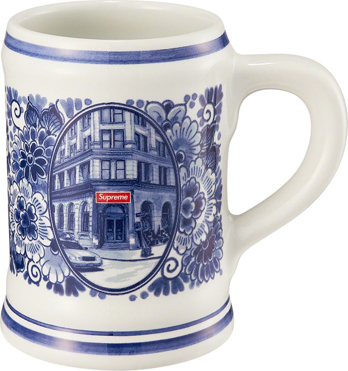 Supreme Royal Delft Bowery Beer Mug