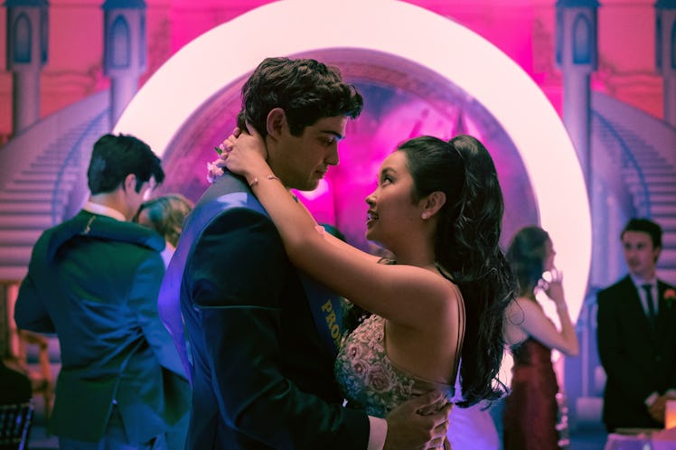 Noah Centineo as Peter and Lana Condor as Lara Jean in To All the Boys: Always and Forever.