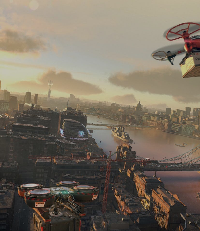 Watch Dogs city drone