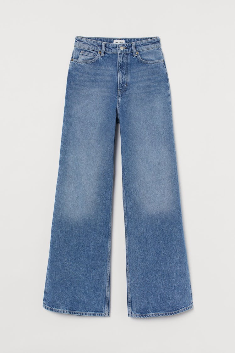 Lee x H&M Wide Ultra High Waist Jeans