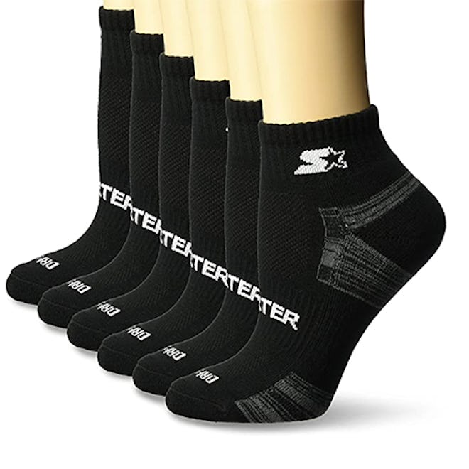 Starter Quarter-Length Athletic Socks (6 Pairs)