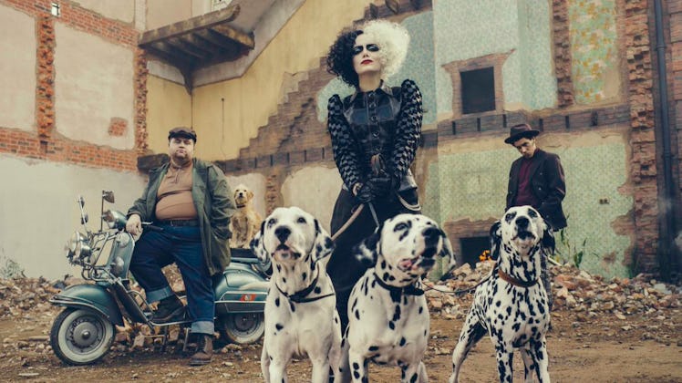 Emma Stone as Cruella de Vil in Cruella.