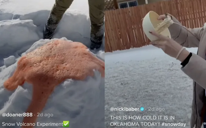 These #ColdWeather TikTok Videos Feature Hilarious & Creative Snow Day ...