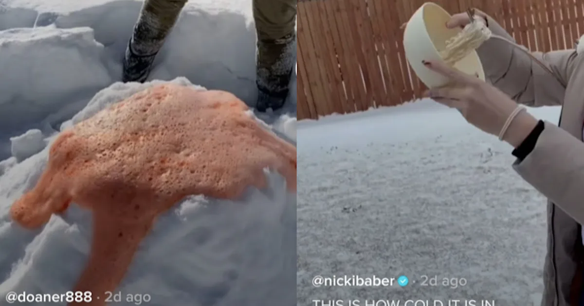Cold Videos These #ColdWeather TikTok Videos Feature Hilarious & Creative Snow Day ...
