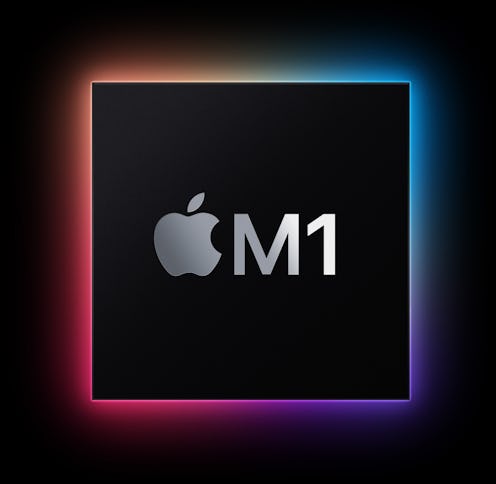 Square graphic for Apple's M1 chip