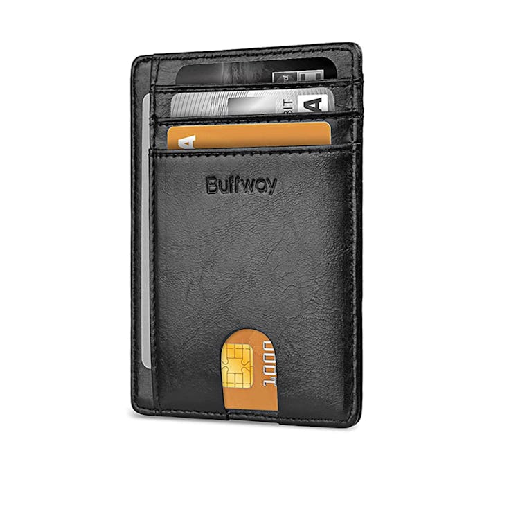 Buffway Minimalist Front Pocket Leather Wallet