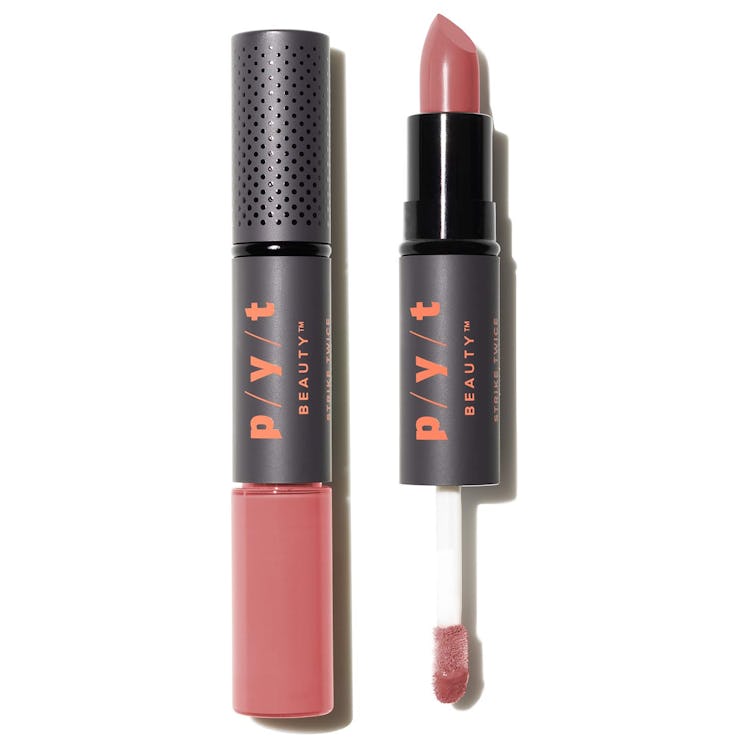 PYT Beauty Double Duty Lipstick + Lip Gloss