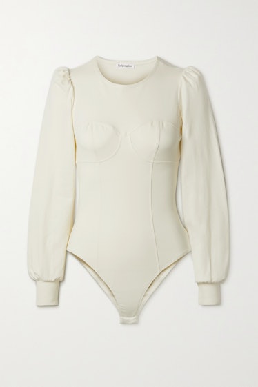 Emery Stretch-Organic Cotton Jersey Bodysuit