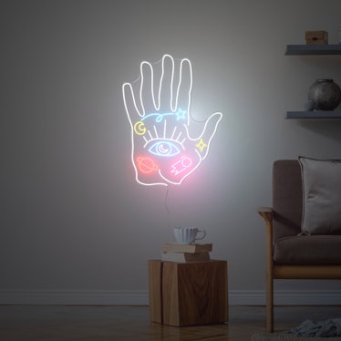 Spiritual Hand, LED neon sign by Diet Prada