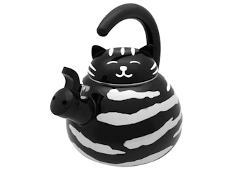 Supreme Housewares Gourmet Art Black Cat Kettle, 2.1 qt.