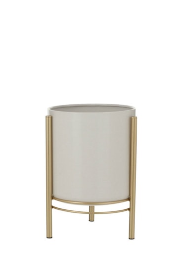 Sverre Metal Pot with Gold Stand