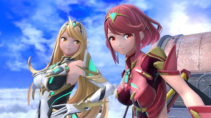 Pyra and Myrthra from 'Xenoblade Chronicles'