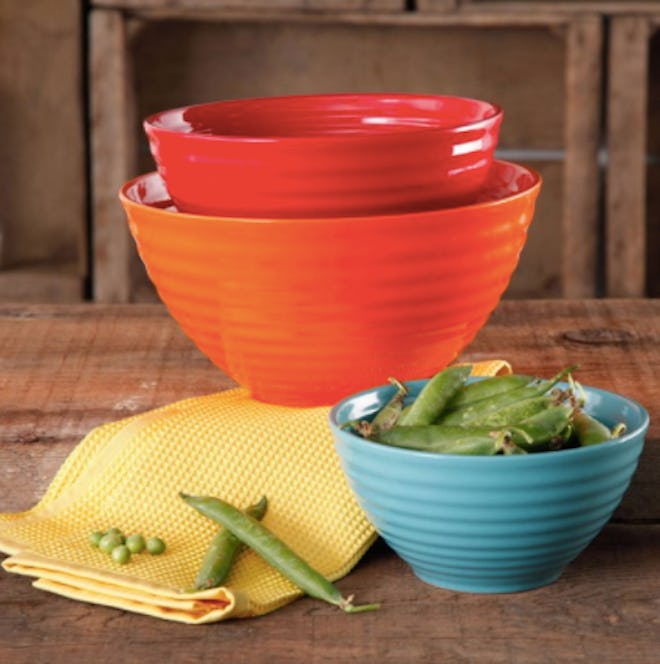 Flea Market 3-Piece Ceramic Tableware Bowl Set