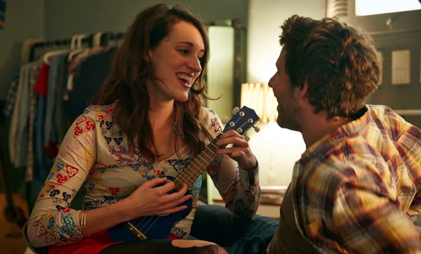 Phoebe Waller-Bridge and Damien Molony in the scene of the comedy series Crashing.
