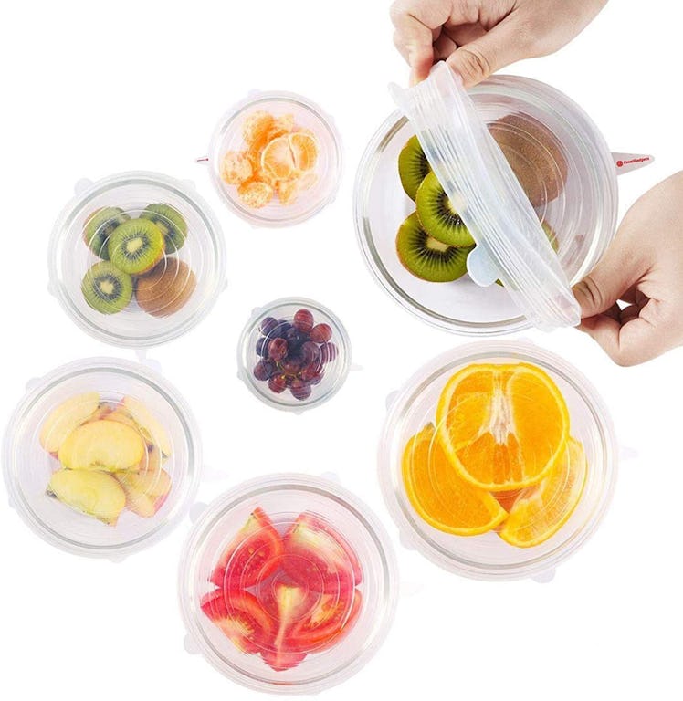 ExcelGadgets Silicone Stretch Lids (6-Pack)