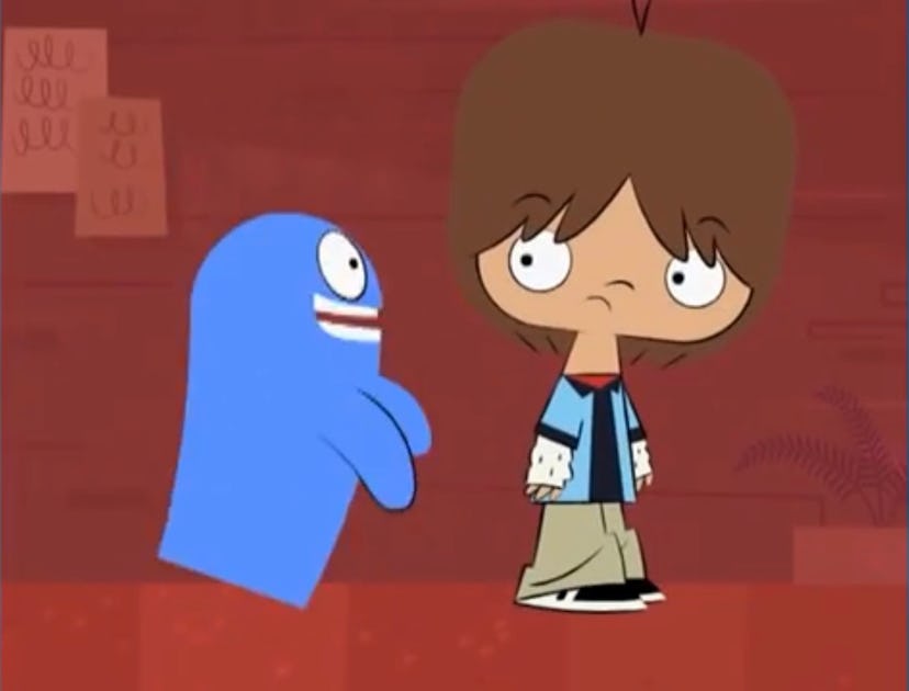 'Foster's Home For Imaginary Friends' is a cartoon that aired on Cartoon Network.