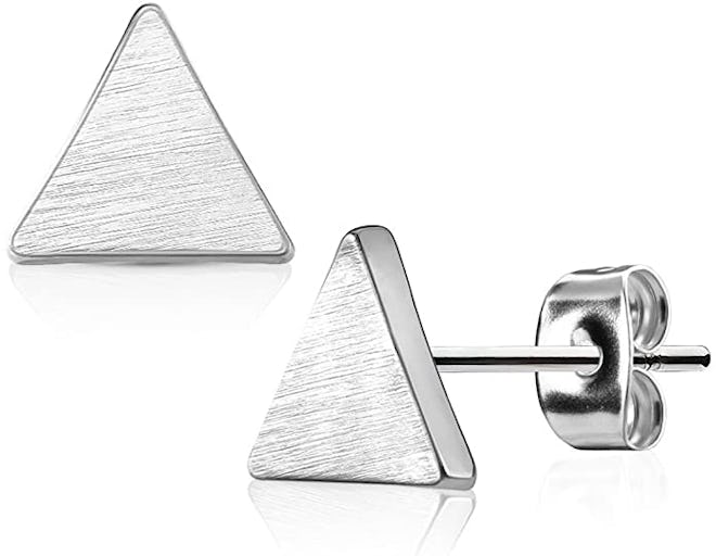 geometric earrings for newly pierced ears