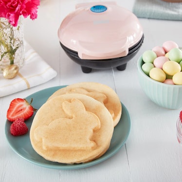 This Bunny Mini Waffle Maker from Dash comes in two pastel colors.