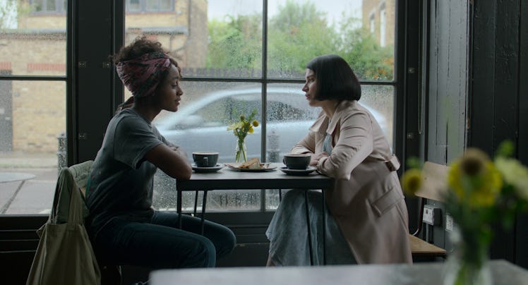 Simona Brown and Eve Hewson in Behind Her Eyes.