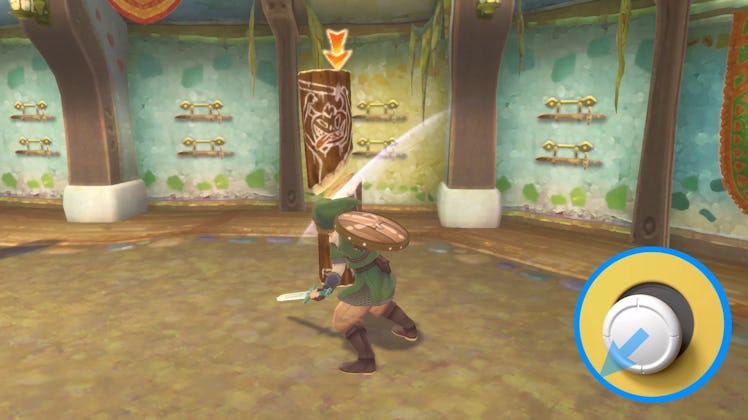 Skyward Sword motion and right stick controls 