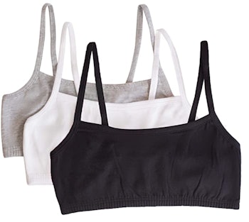Fruit of the Loom Cotton Sports Bras (3-Pack)