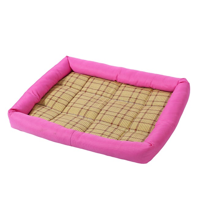 Heat Resistant Pad Bamboo Carpet Summer Sleeping Bed