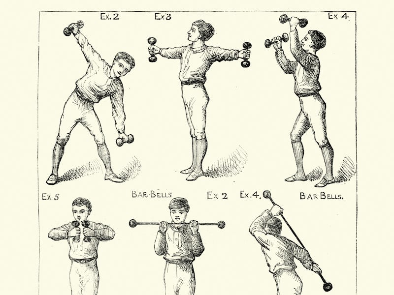 working out