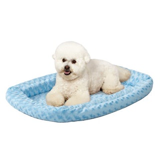 QuietTime Double Bolster Dog Bed & Crate Mat