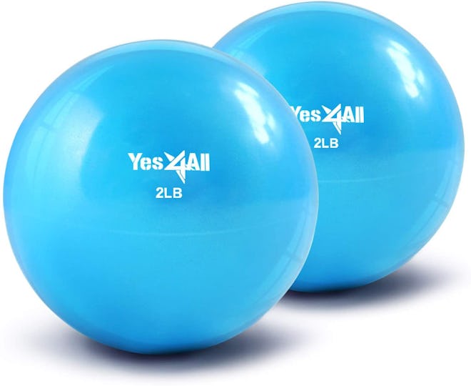 Yes4All Weighted Medicine Ball (2-Pack)