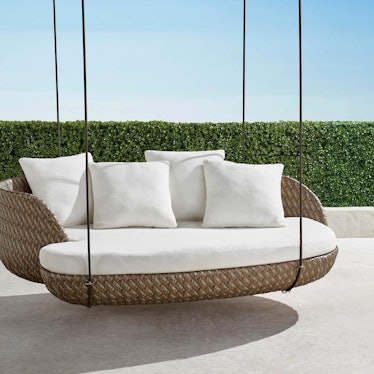 Malia Hanging Daybed in Pebble Finish