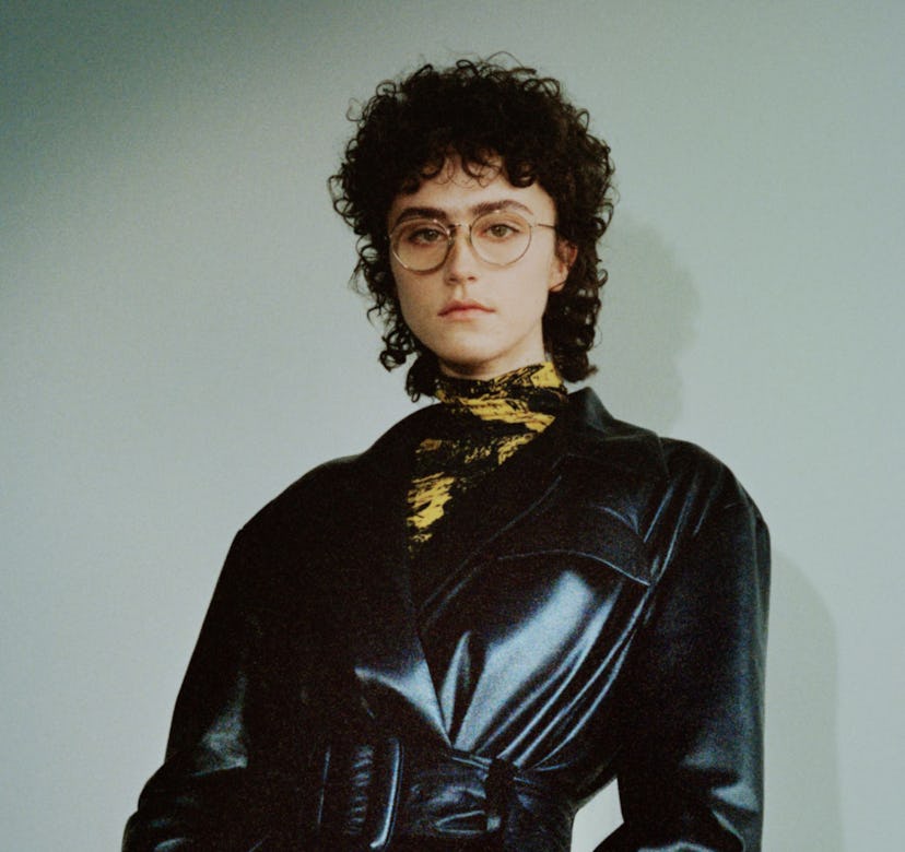 Ella Emhoff in look 8 for Proenza Schouler's Fall/Winter 2021 collection.