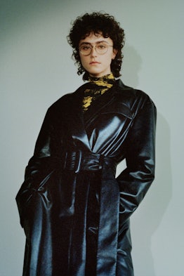 Ella Emhoff in look 8 for Proenza Schouler's Fall/Winter 2021 collection.