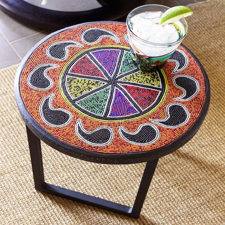 Beaded Side Table