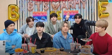 BTS' Feb. 19 VLIVE had fans asking if RM spoiled BTS' next release.