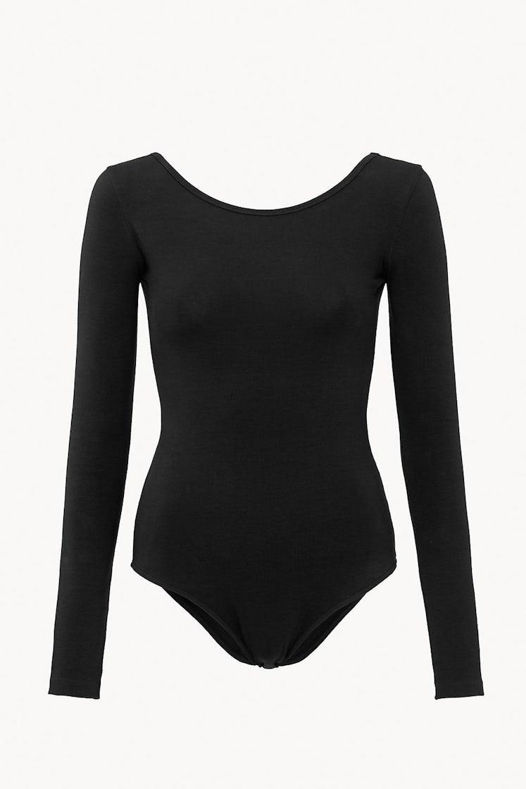 Fitted Bodysuit With Low Back