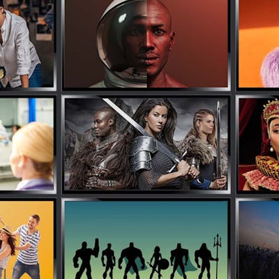 Nine TV promo images of marginalized groups 