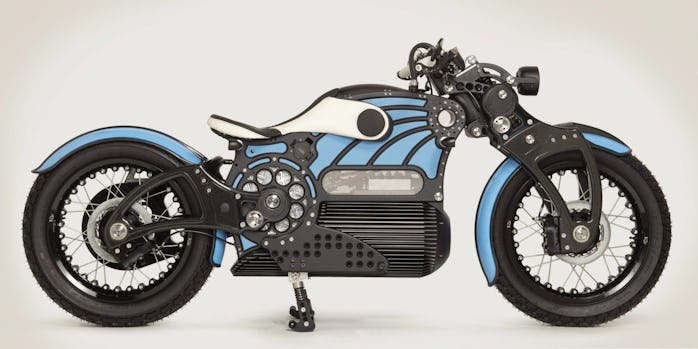 The Curtiss One is America's first electric cruising motorcycle.