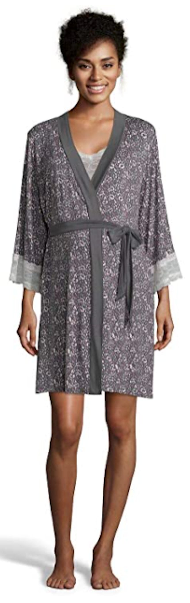 Lamaze Maternity Matching Belted Robe Pajama Set